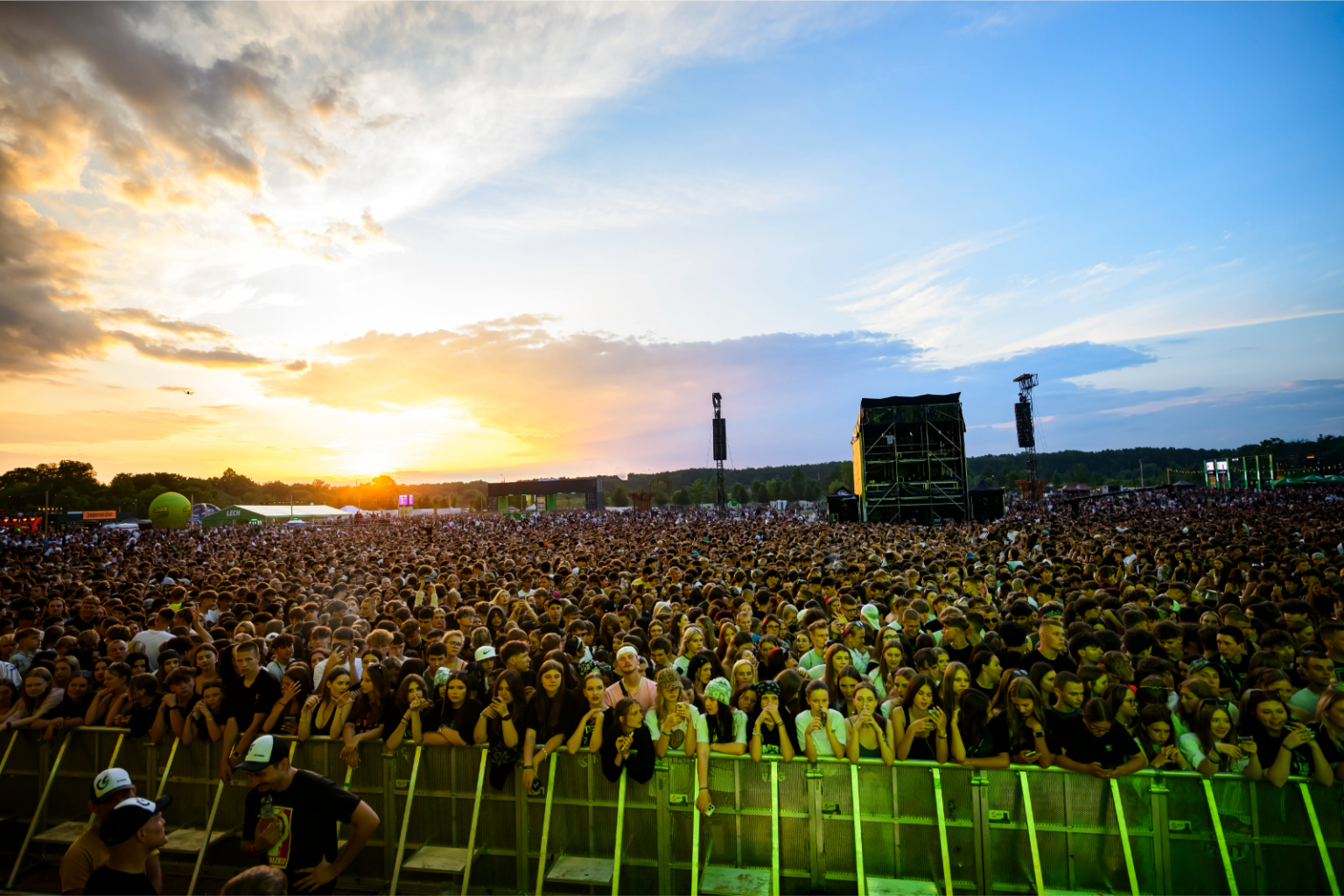 Festivalpublikum i Polen