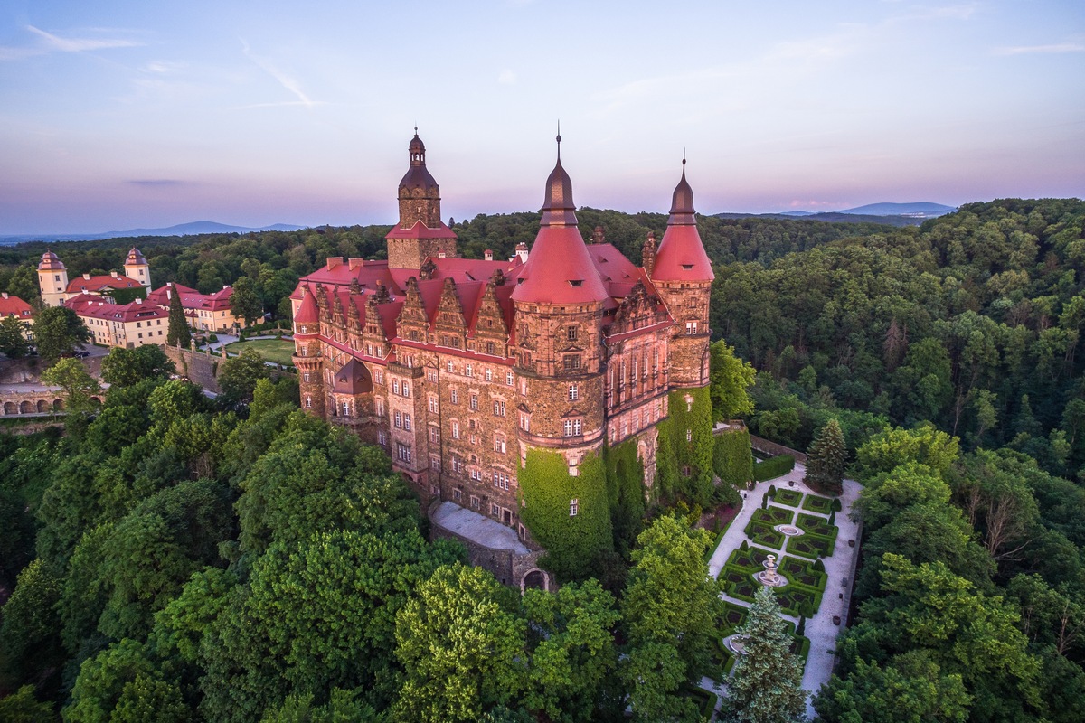 7. Zamek Książ (Książ-slottet)