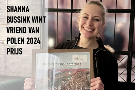 De Nederlandse journaliste Shanna (Rayu) Bussink ontving de “Vriend van Polen 2024” prijs