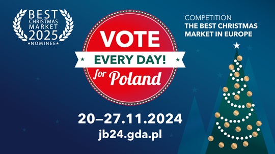 Stem op Gdansk in de European Best Christmas Market 2025 wedstrijd