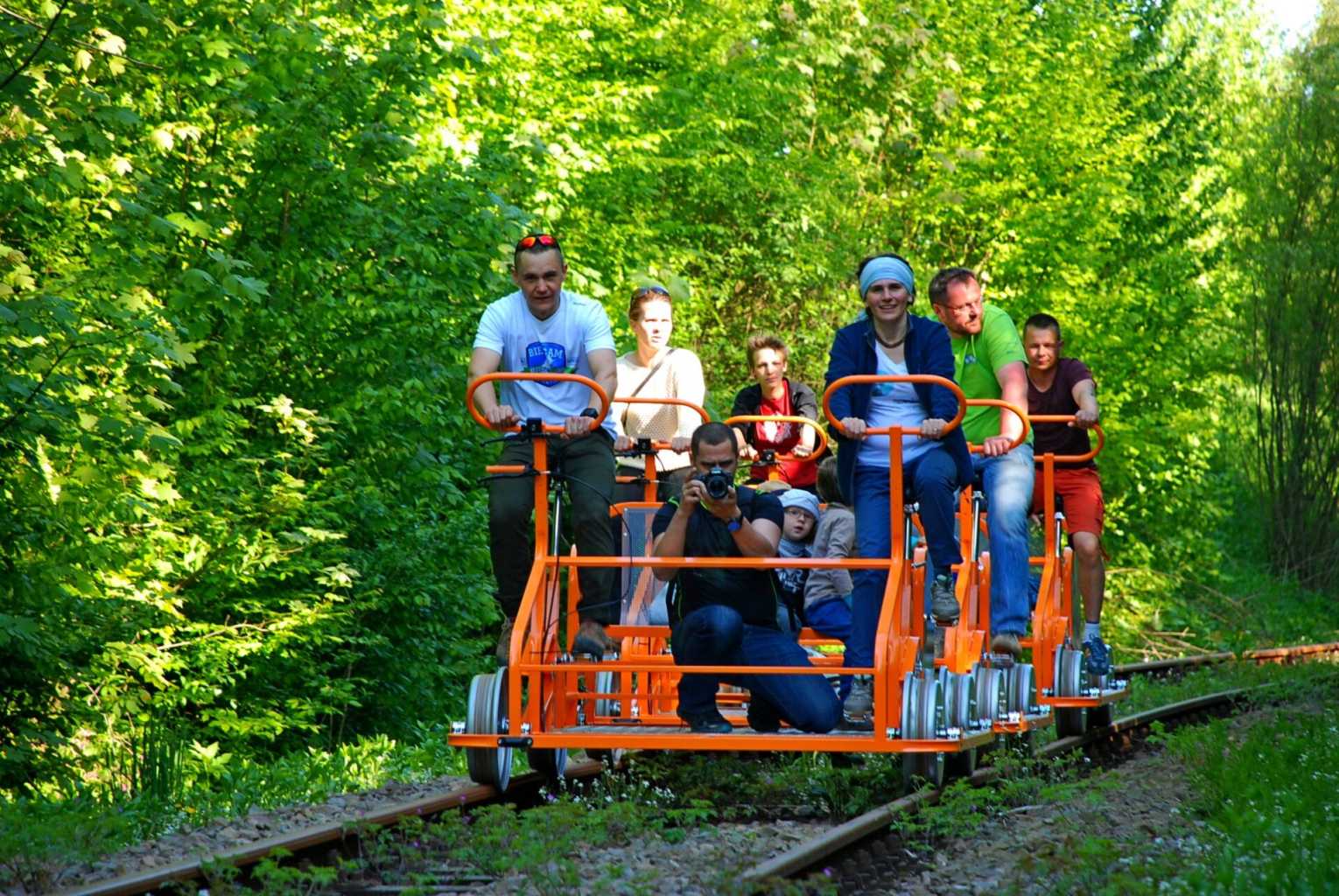 Bieszczady Railfietsen