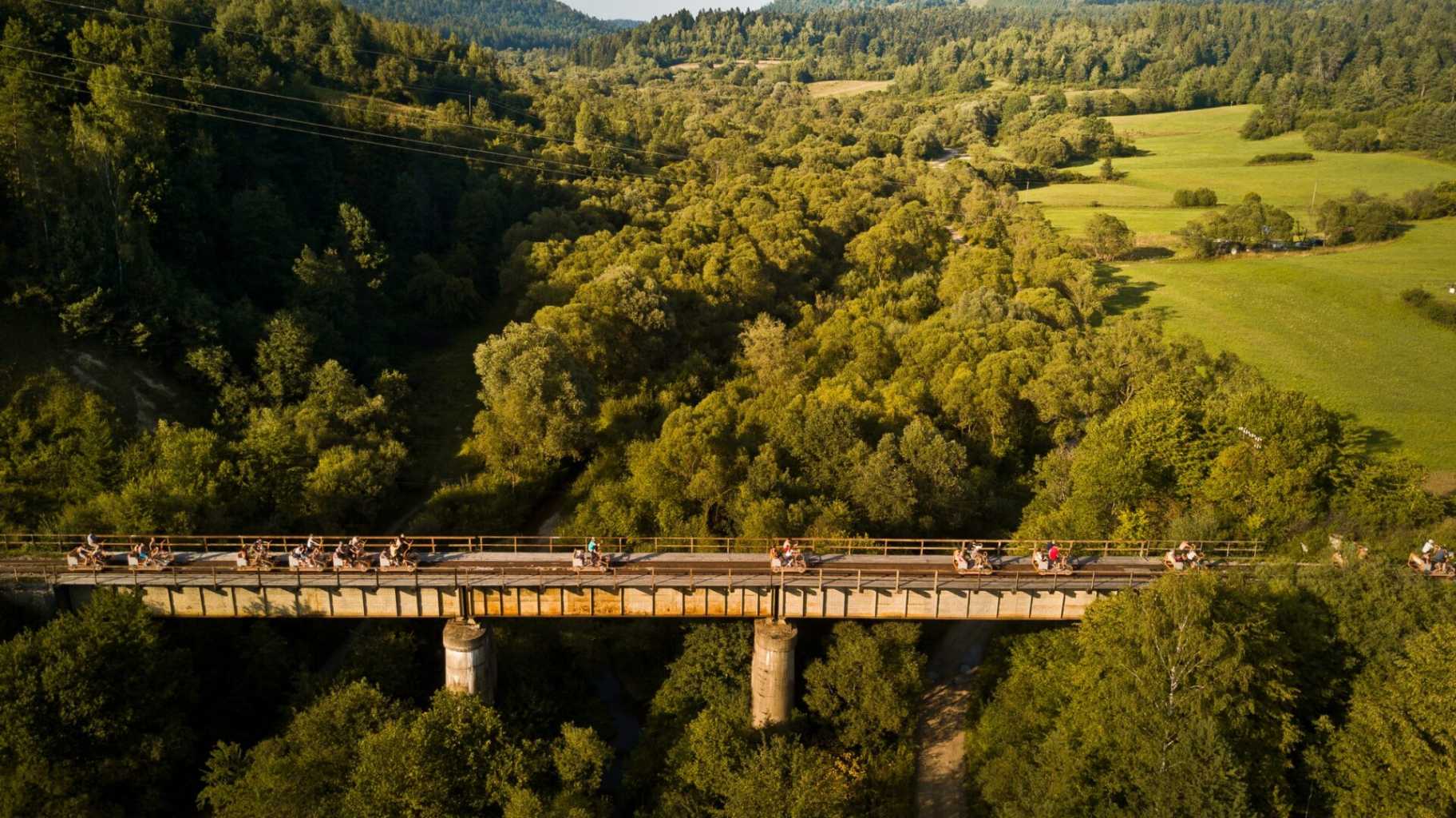 Bieszczady Railfietsen